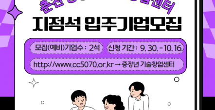 2022년 신규 지정석 입주기업 모집…
